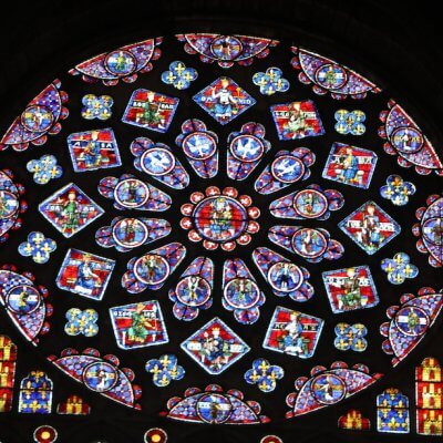 Die berühmte Rosette der Kathedrale von Chartres. Foto: Stephan Bleek