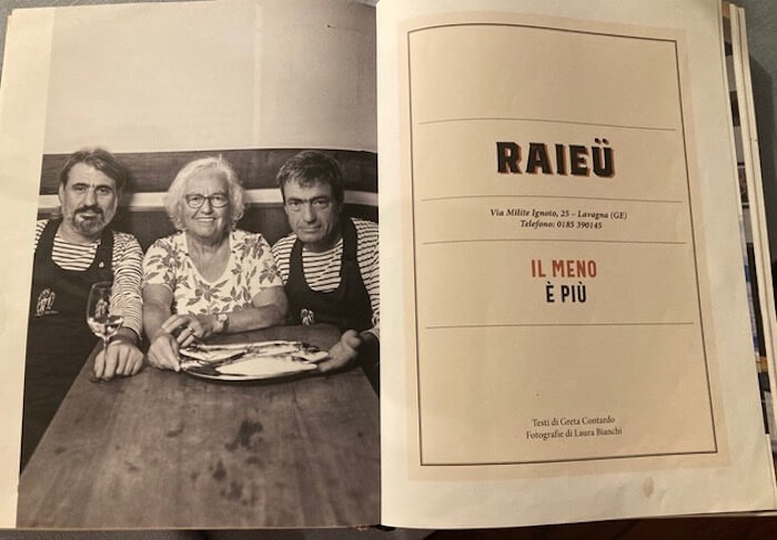 Artikel über das Raieü im Slow Food-Buch. Foto: Ulrike Ziegler